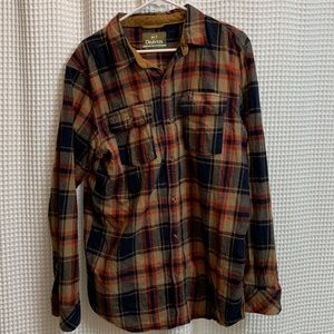 Men’s Dravus Jubal Navy & Tobacco Flannel Shirt